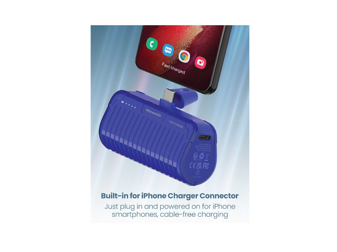 Moxedo 5000 mAh Mini Power Bank - Fast Charging Moxedo 5000 mAh Mini Power Bank - Fast Charging